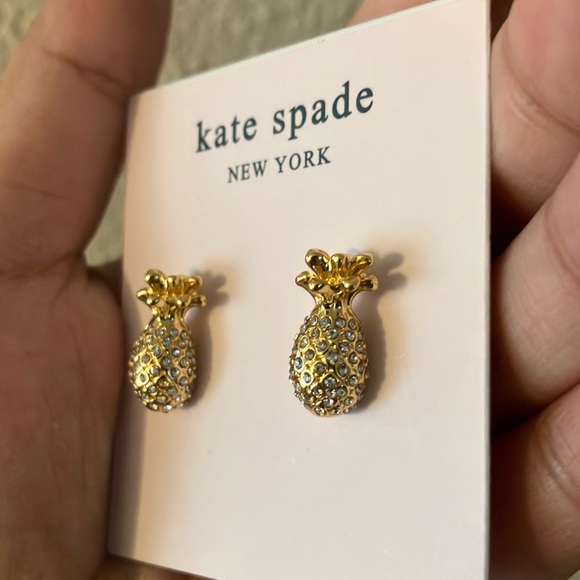 Kate spade pineapple earrings - Picture 9 of 10